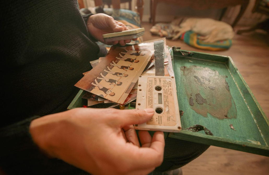 sorting sentimental items 